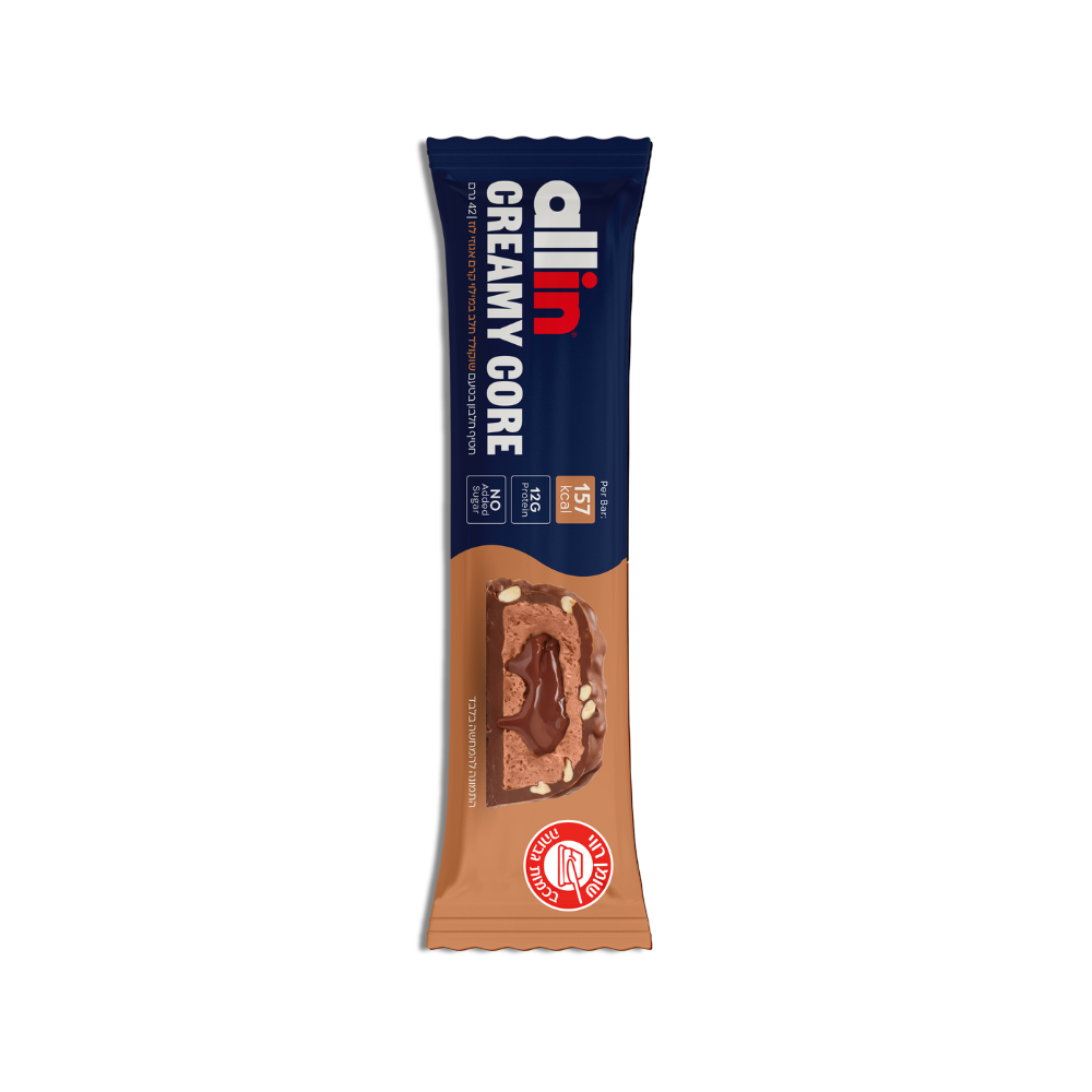חדש! מארז 18 חטיפי חלבון ליבת קרם CREAMY CORE