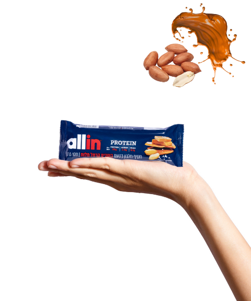 מארז 18 חטיפי חלבון EXTRA CREAM בטעם בוטנים קרמל