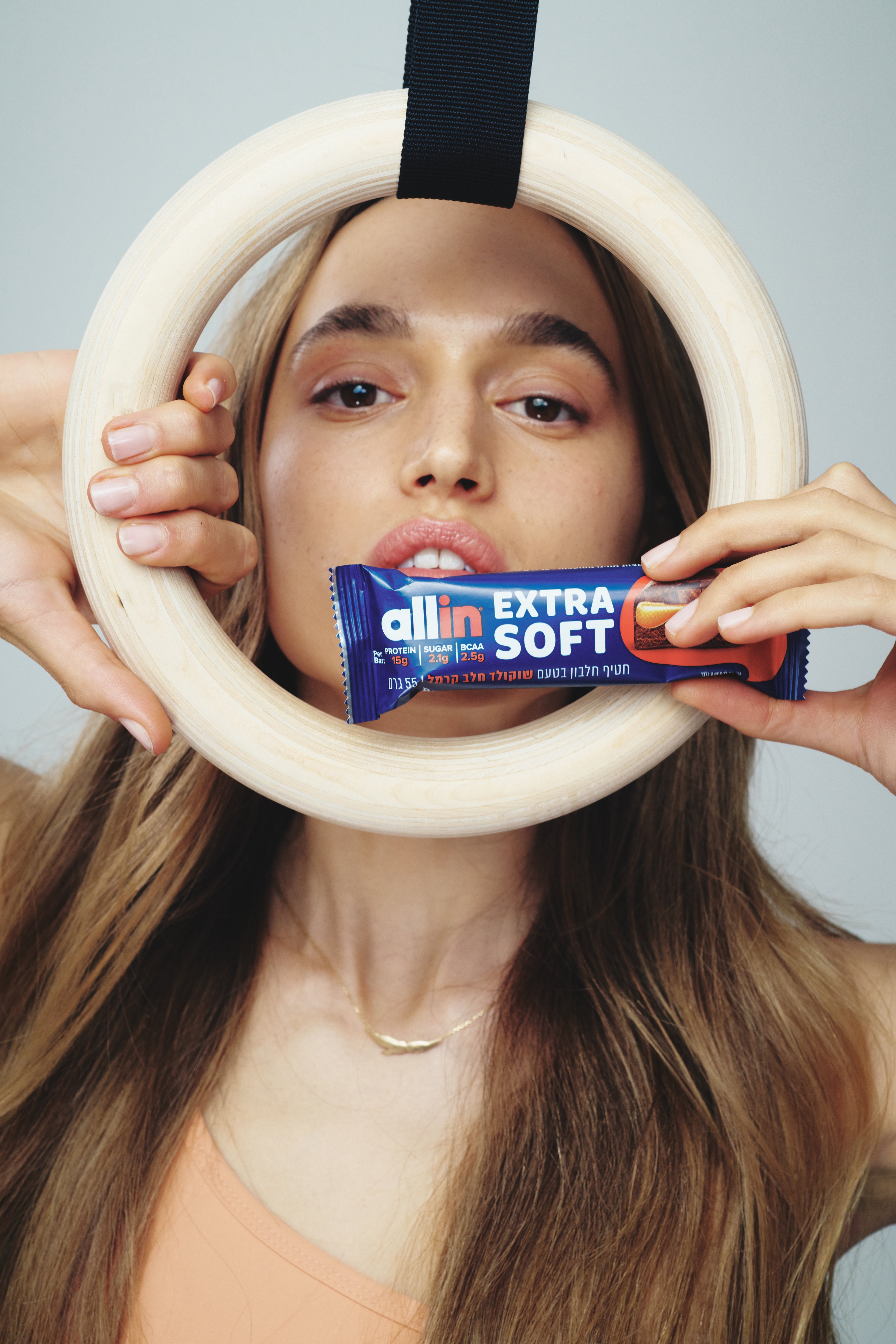 מארז 18 חטיפי חלבון EXTRA SOFT בטעם שוקולד חלב קרמל