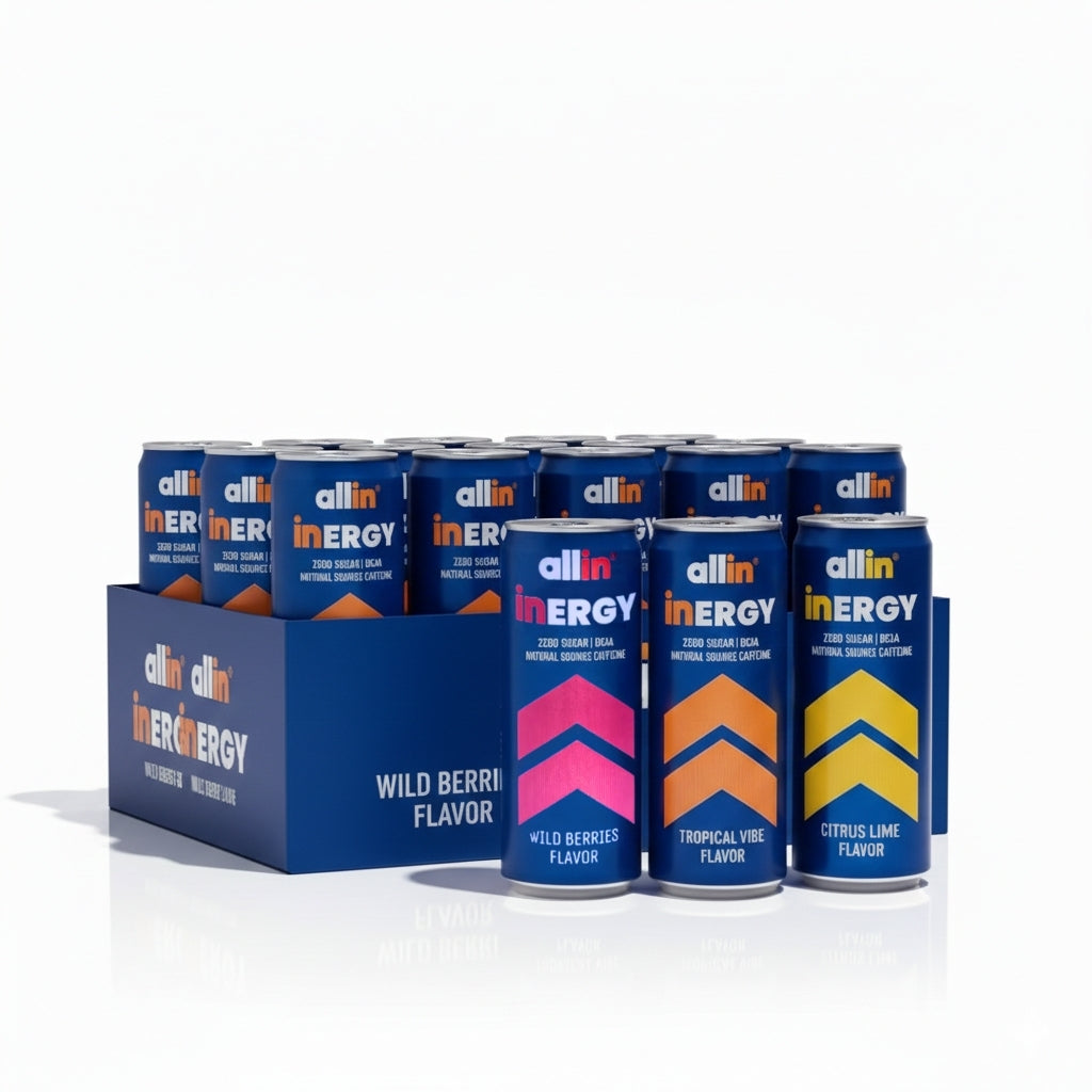 מבצע משקה אנרגיה ALLIN INERGY - מארז 24 יח'