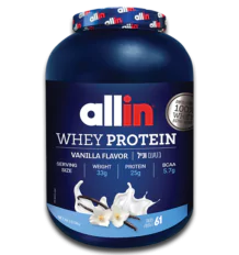 White Chocolate Flavored Whey Protein Powder Large Package - allin