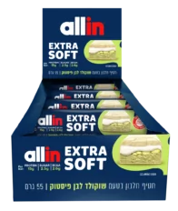 חטיף חלבון בטעם שוקולד לבן פיסטוק 18>יחידות